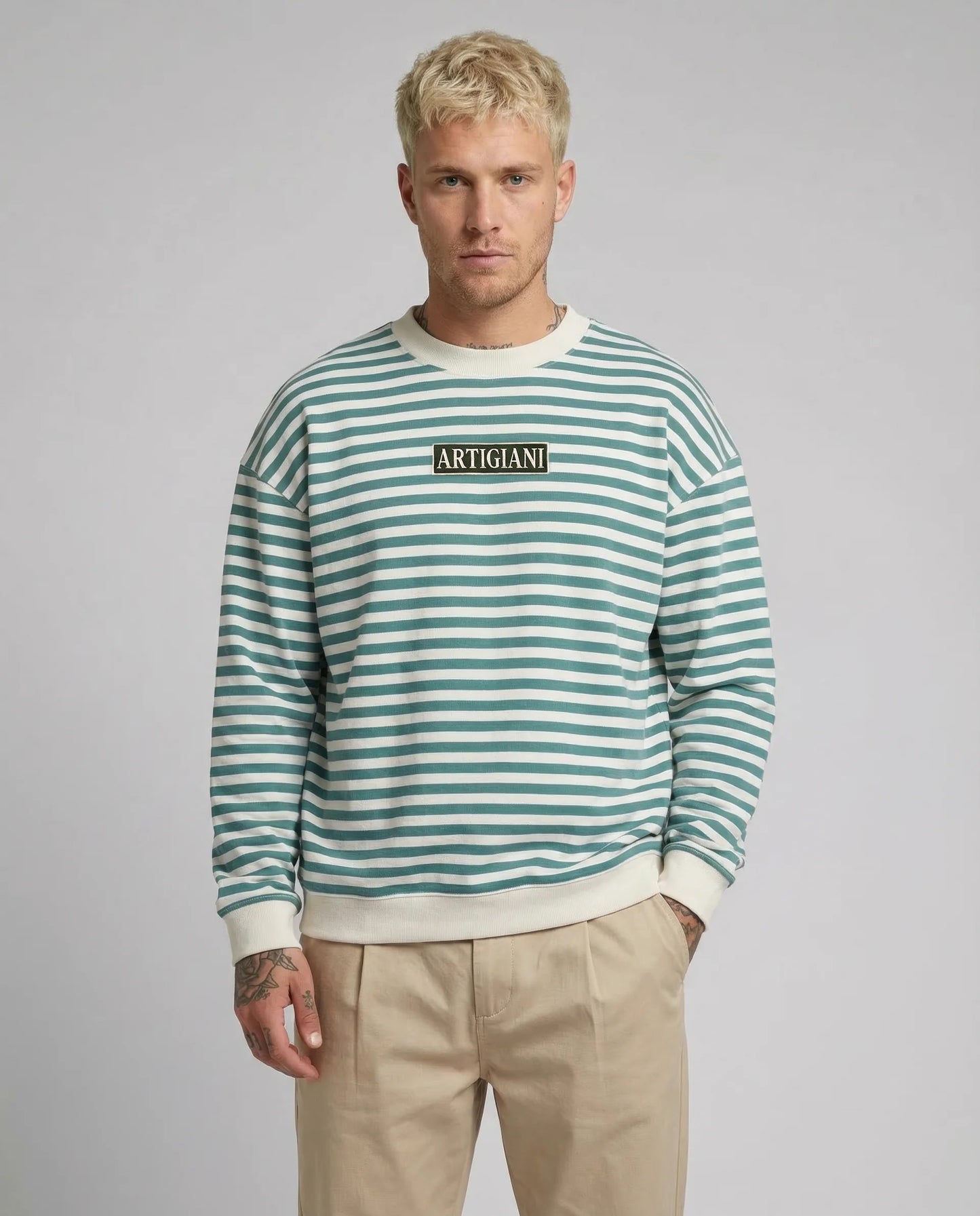 The Stripe Crewneck